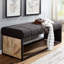 Surya Polyester Upholstered Bench
