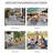 Outdoor Rug Carpet Waterproof Outdoor Patio Rug Mat Reverisble Plastic Straw Outdoor Rug For RV Camping Picnic Beach Balcony Boho Navy Blue-301514057