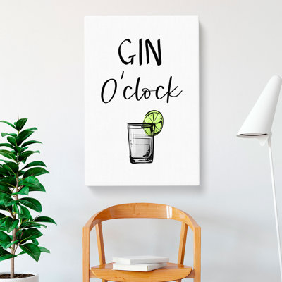 Gin OClock - Wrapped Canvas