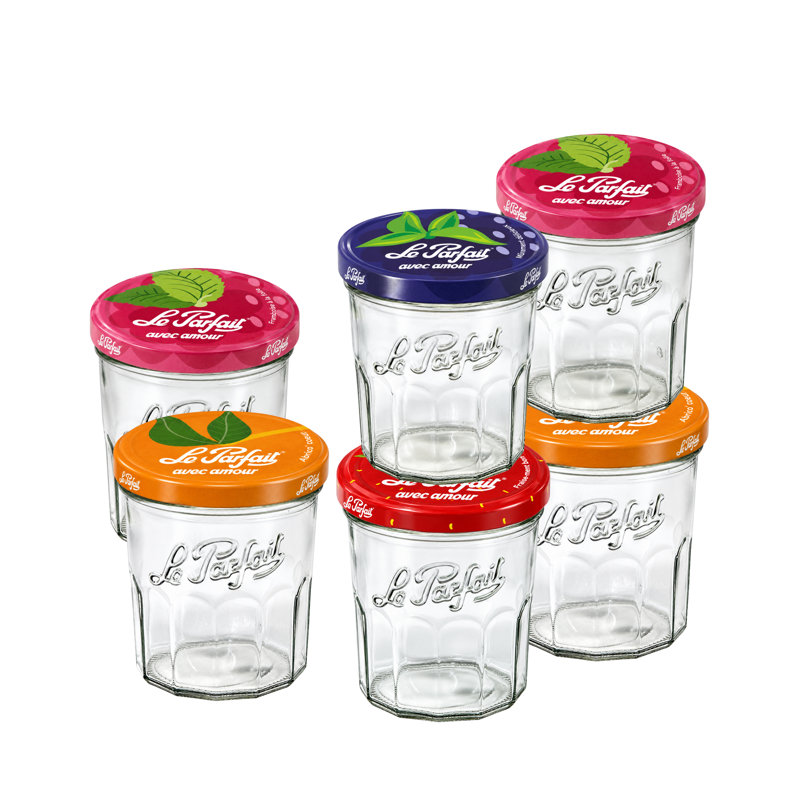Ensemble de pots de conserve 6 pièces jam, 324 ml (11 oz liq.)