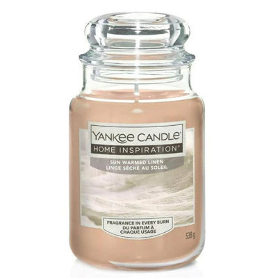 Sun Warmed Linen Candle Jar