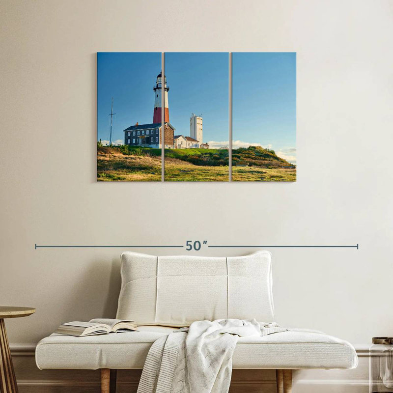 Lilie Montauk Lighthouse, 24" H x 38" W