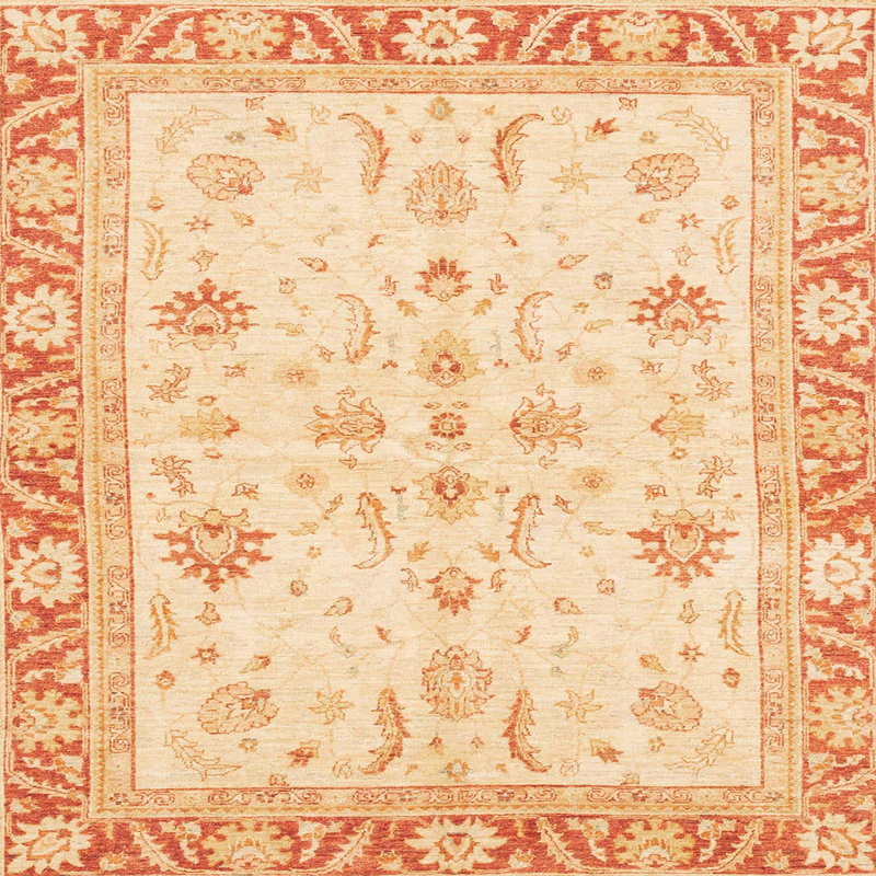 Abstract Indoor Rug, Square 7'