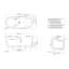 Ove 66.25'' L Soaking Bathtub