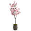 Fleur de cerisier artificiel 66 po en pot