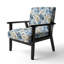 Fauteuil de chalet rembourré Coastal Victorian Tranquility Victorian