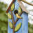 Strader Distressed Solid Wood Cottage Decorative Outdoor Garden Birdhouse with 3D Tree-1021354281