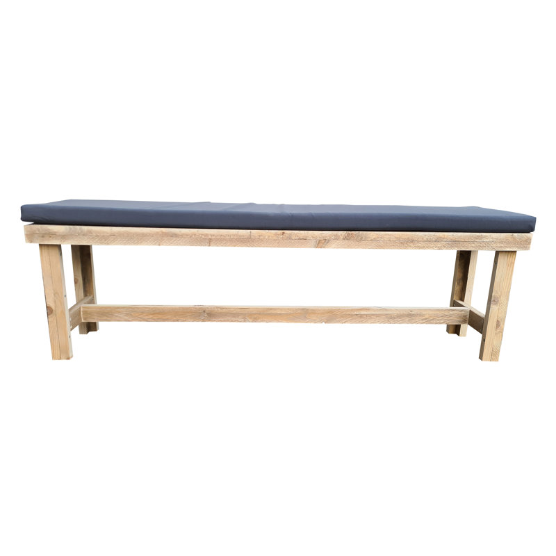 Ginevra Acrylic Upholstered Bench, 49cm H x 120cm W x 36cm D