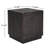 Outdoor Side Table, Patio End Table Cube, MGO Fluted Coffee Table For Outside, Garden, Backyard, Poolside Accent Table, Antique Copper