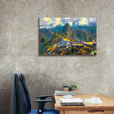  'Peru Cusco Machu Picchu' by Pedro Gavidia Canvas Wall Art, 40" x 26"