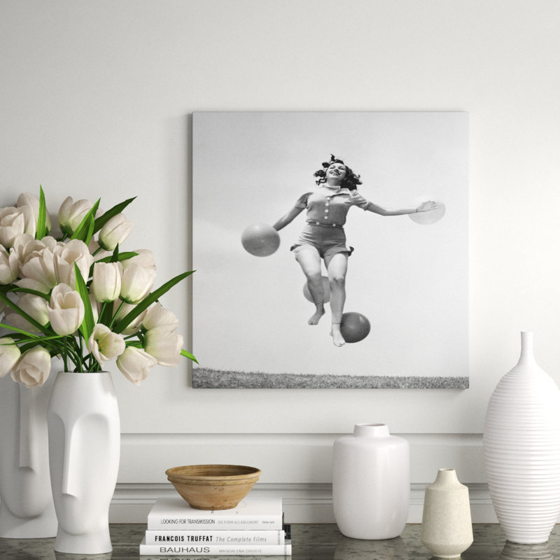 Ballon Girl! Print, Aluminum, 24" H x 24" W x 1" D