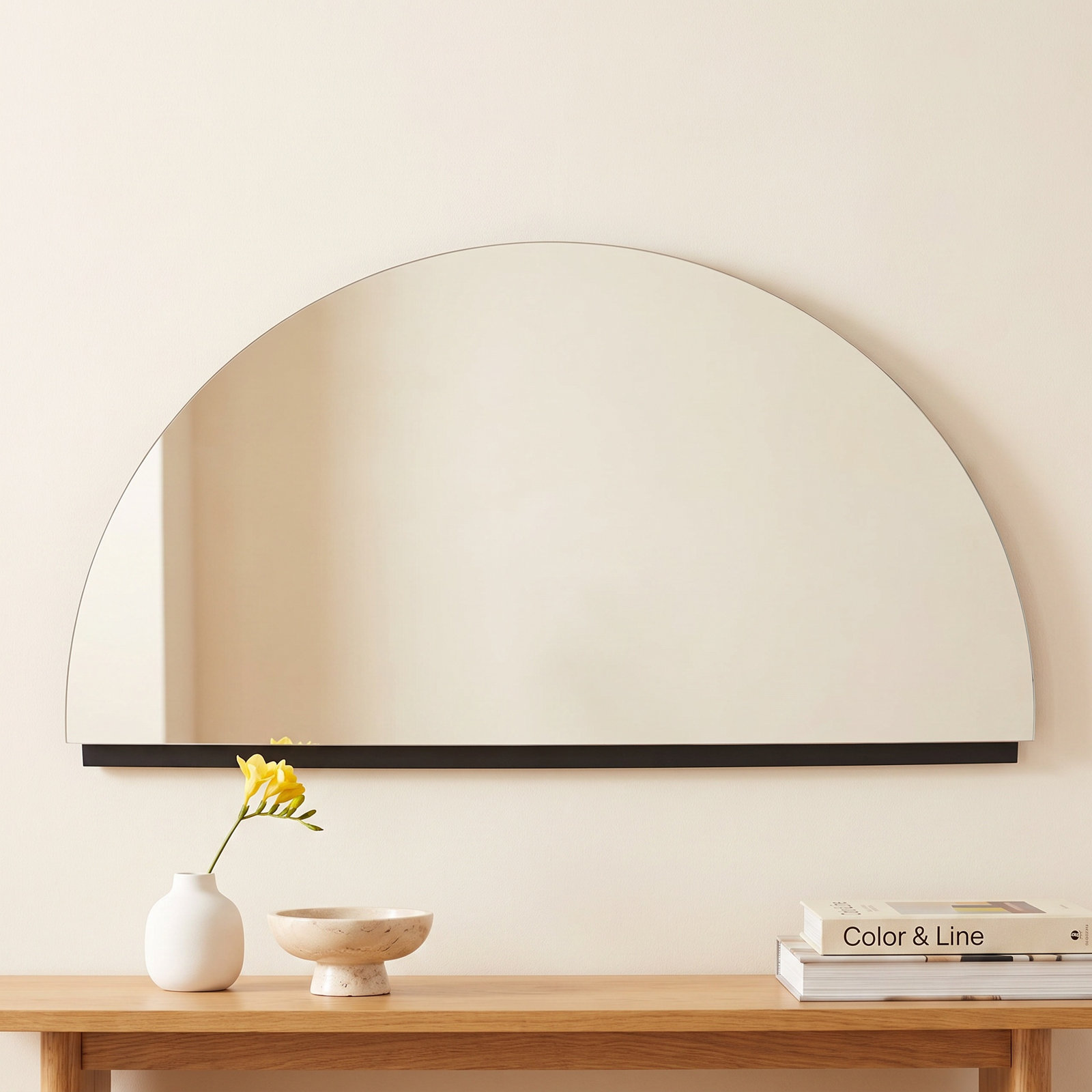 Cassara Half-circle Mirror