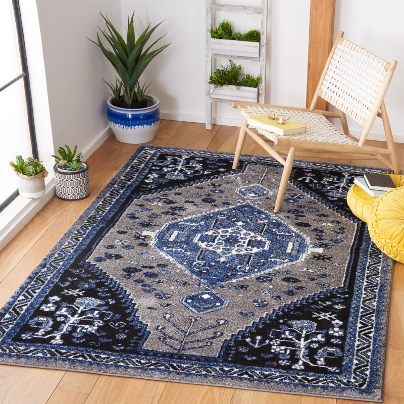 Vintage Hamadan Performance Oriental Rug, Rectangle 5'3" x 7'6"