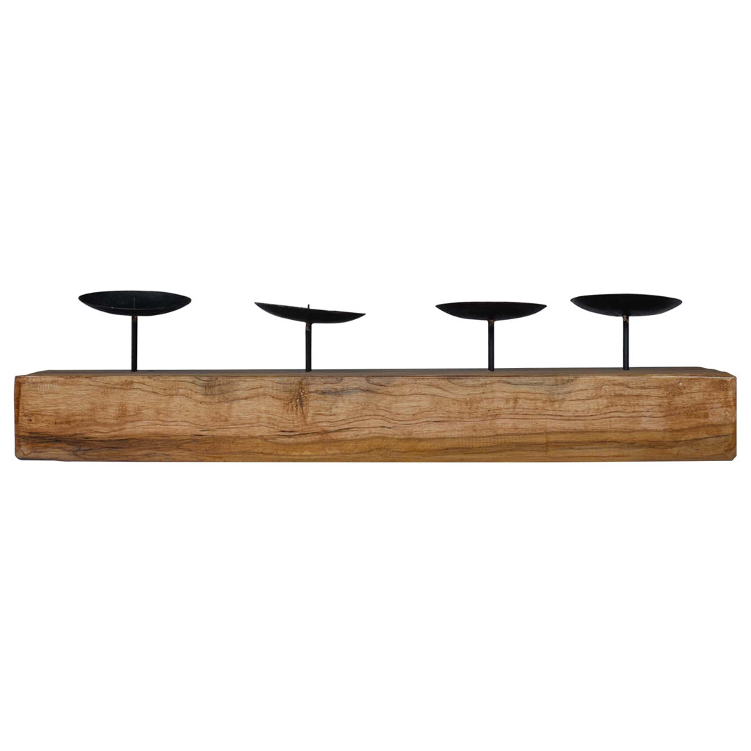 Solid Wood Candelabra