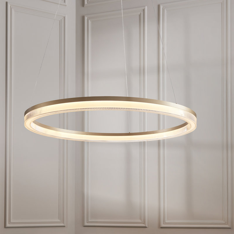 Lansoma LED Hoop Pendant Light