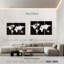 Carte du monde Aliaz White Contrast-108143994