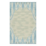Rug & Kilim’S Scandinavian Style Open Field Rug In Seafoam Blue And Green Tones