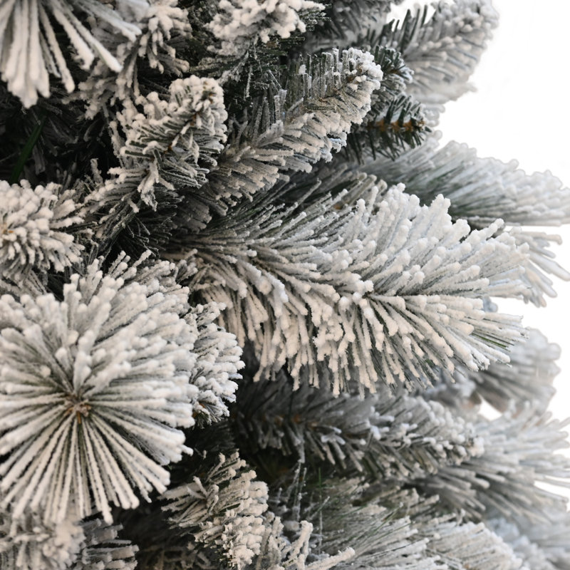  Arbre de Noël artificiel enneigé, 8'