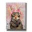 «Flower Crown Tabby Cat» par Furbaby Affiliates, art mural sur toile-101649707