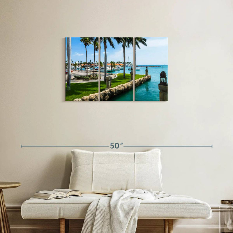 Mehar Aruba Dock Boats, 20" H x 33" W