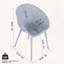 Ensemble de 2 chaises longues modernes en plastique PP toutes saisons-1463463539