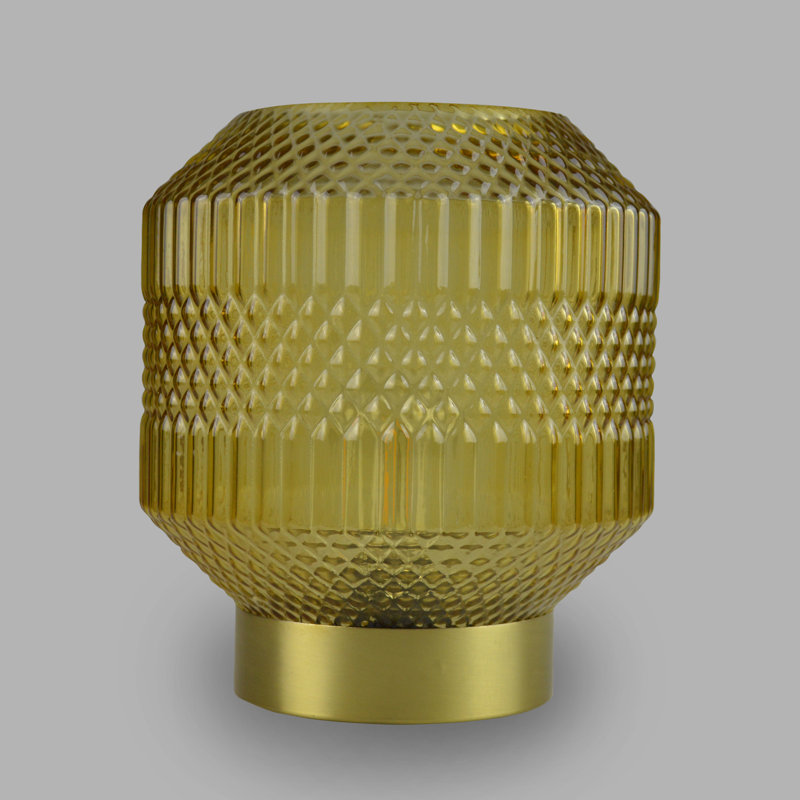 Glass Novelty Lamp, Amber