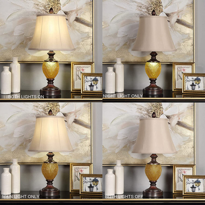 Lampe de table USB en résine Ursa