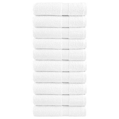 Nerte 100% Cotton Bath Towels - Set of 10