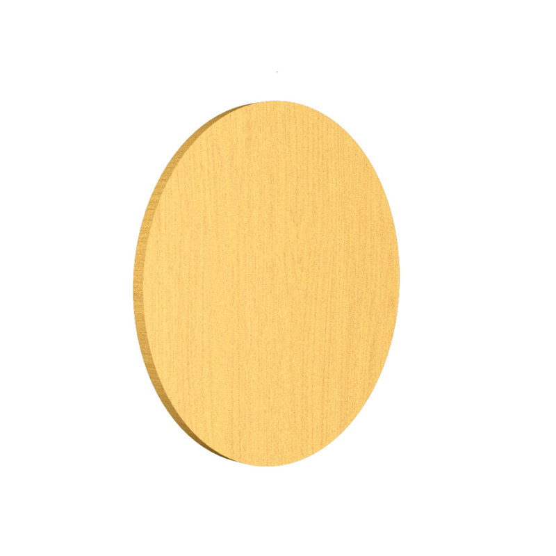 Lampe murale Clean Clean, H 13,65 po x l 13,65 po x P 1,18 po, Or biologique