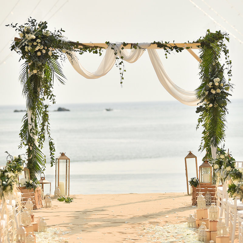 Toile de fond de mariage en bois 10 pi X 10 pi DIY