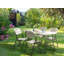 Outdoor Dining Table for 4 Caybree White-124205888