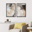 "Grunge Abstract Paint Stroke Effect", impression d'art moderne sur toile, 2 pièces-87607406-119400605-87607405