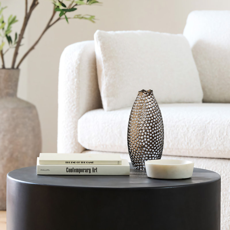 Urnes et pots décoratifs en grès faits à la main Corrah, H 8,66 po x l 3,94 po x P 3,94 po
