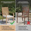 Ensemble de 4 chaises de patio d'extérieur en aluminium Deidre-96330431