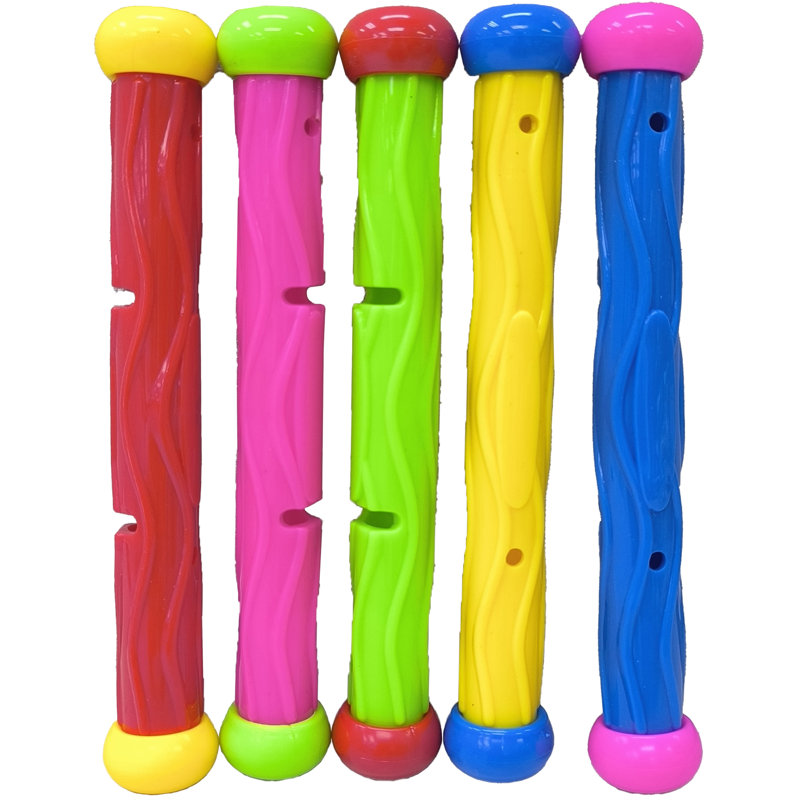 Bâtons de plongée arc-en-ciel 5 pièces