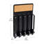 Single Serve Pod Organizer, Wall Mount, 20 Pod Capacity, Magnetic Or Adhesive, 10.75" L X 15.5" W X 2.5" H, Black