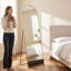Miroir pleine grandeur en aluminium avec support-131213940-131409603