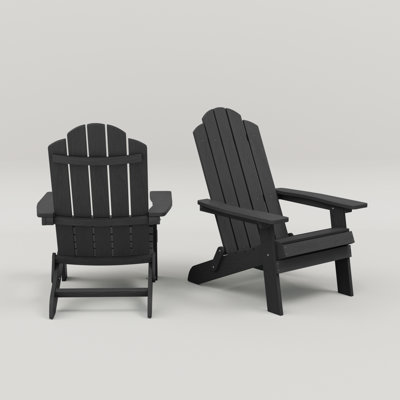 Outdoor Plastic Folding Adirondack Chair