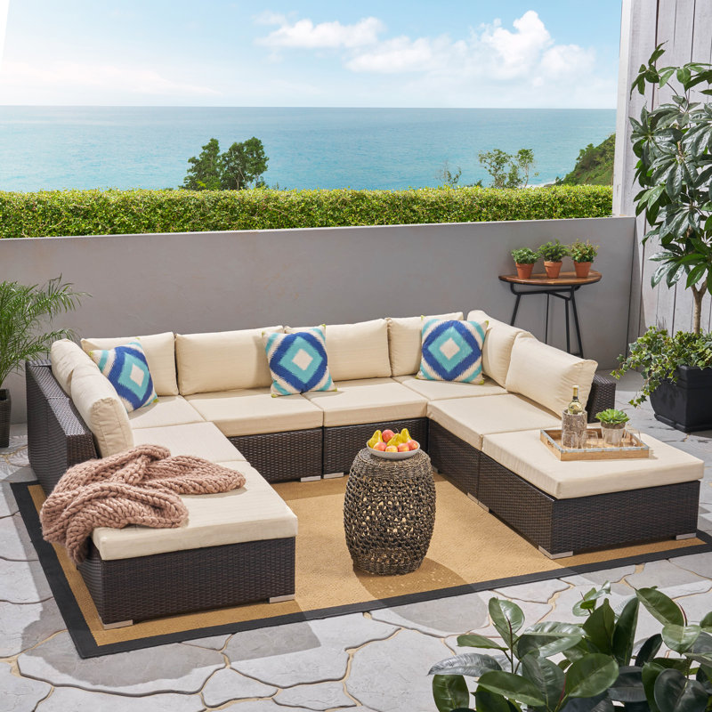 Sedgewick 6 - Person Patio Conversation Set with Cushions