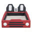 Lit plateforme simple avec roulettes-1124825709