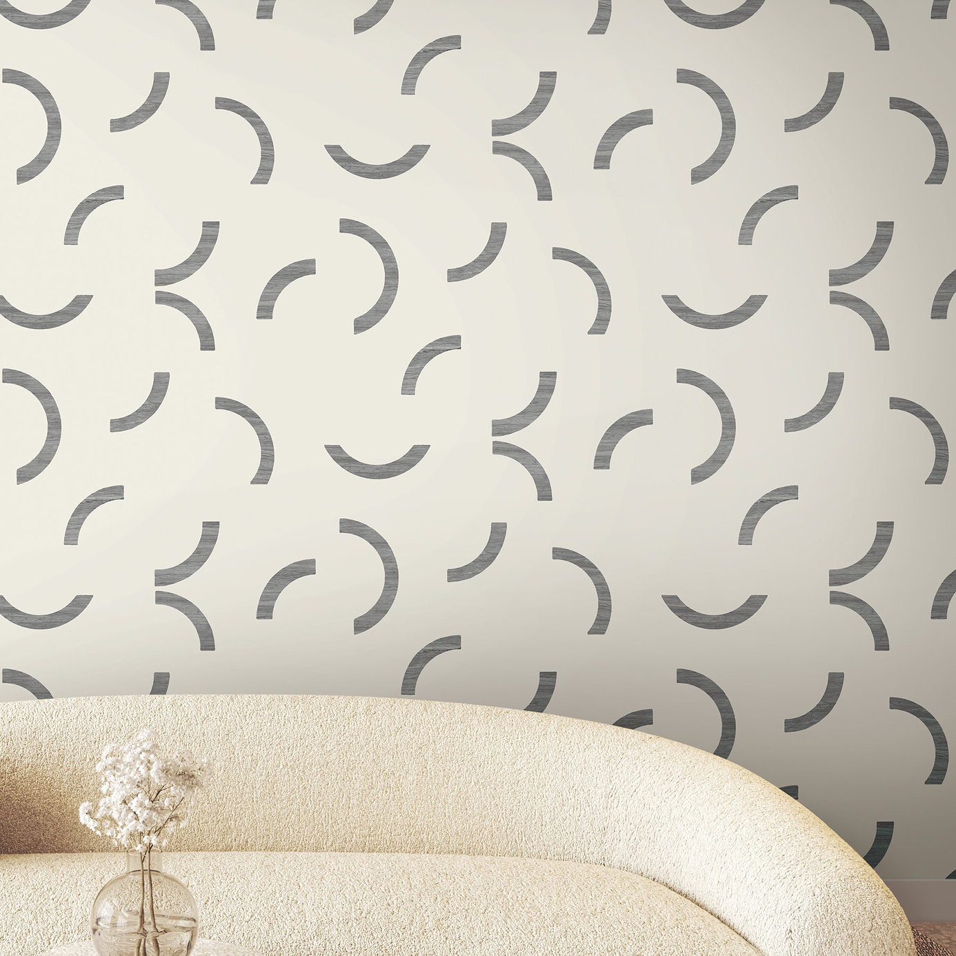 Grabiel Wallpaper, Black