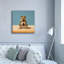 «Gym Frog Goblet Squat» par Lucia Heffernan, art mural sur toile, 37 po x 37 po-176375019