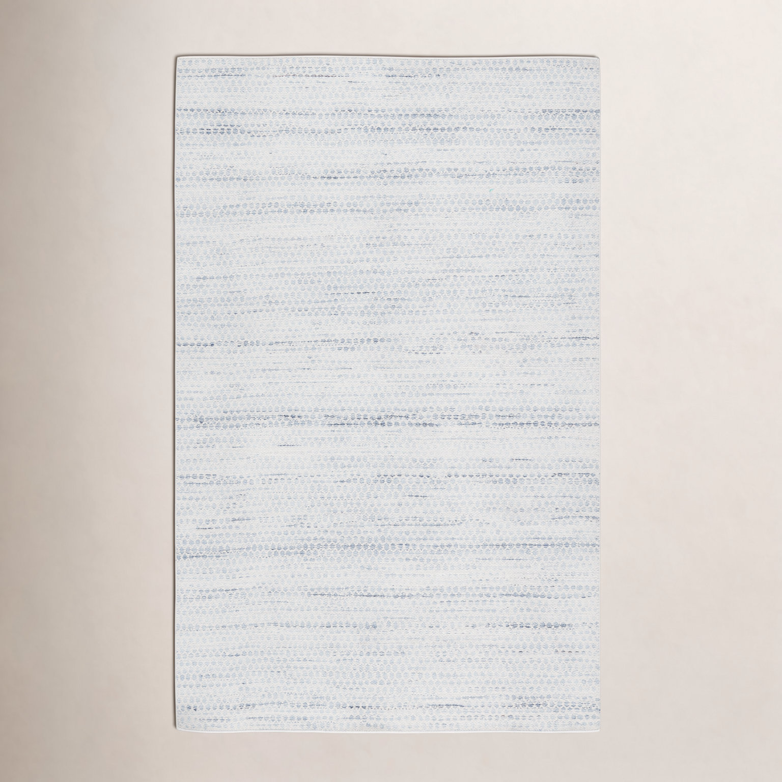 Gino Cream Gray Hand-Woven Geometric Outdoor Rug, Rectangle 8' x 10'