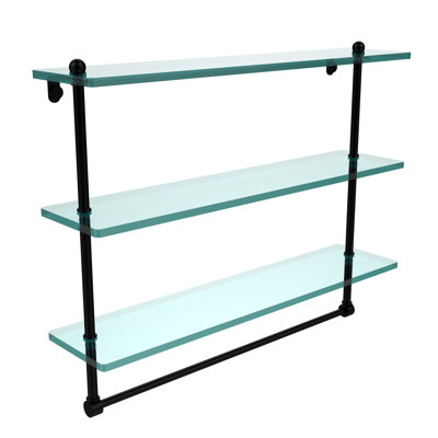 Gober 3 Piece Tiered Shelf with Towel Bar