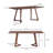 Mid-Century Solid Walnut Dining Table