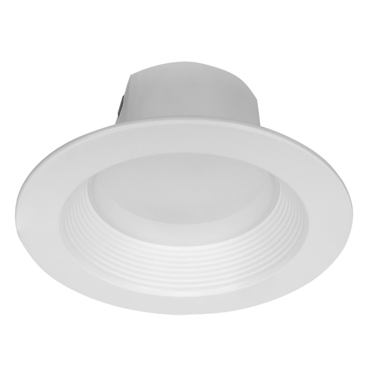 6 in. Canless Integrated LED Recessed Light Trim 2-Way Mounting 650 Lumens Adjustable