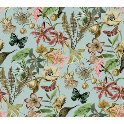 Floral Matte Wallpaper Roll