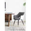 Chaise avec accoudoirs en tissu Raffo-981394951