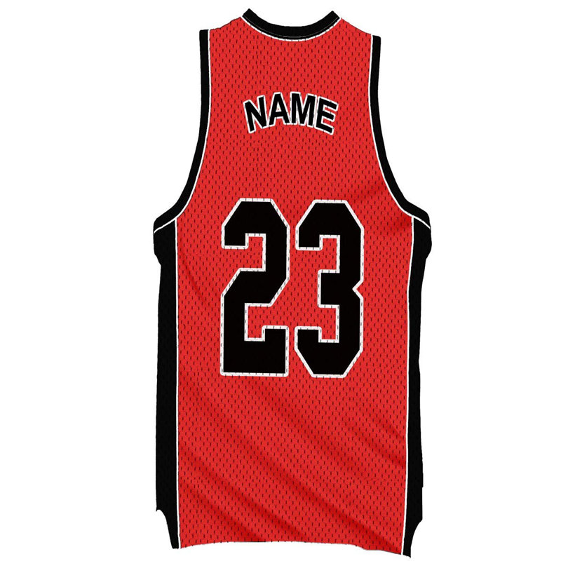 Adhésif décoratif Basketball Jersey, H 16 po x l 8 po, Rouge