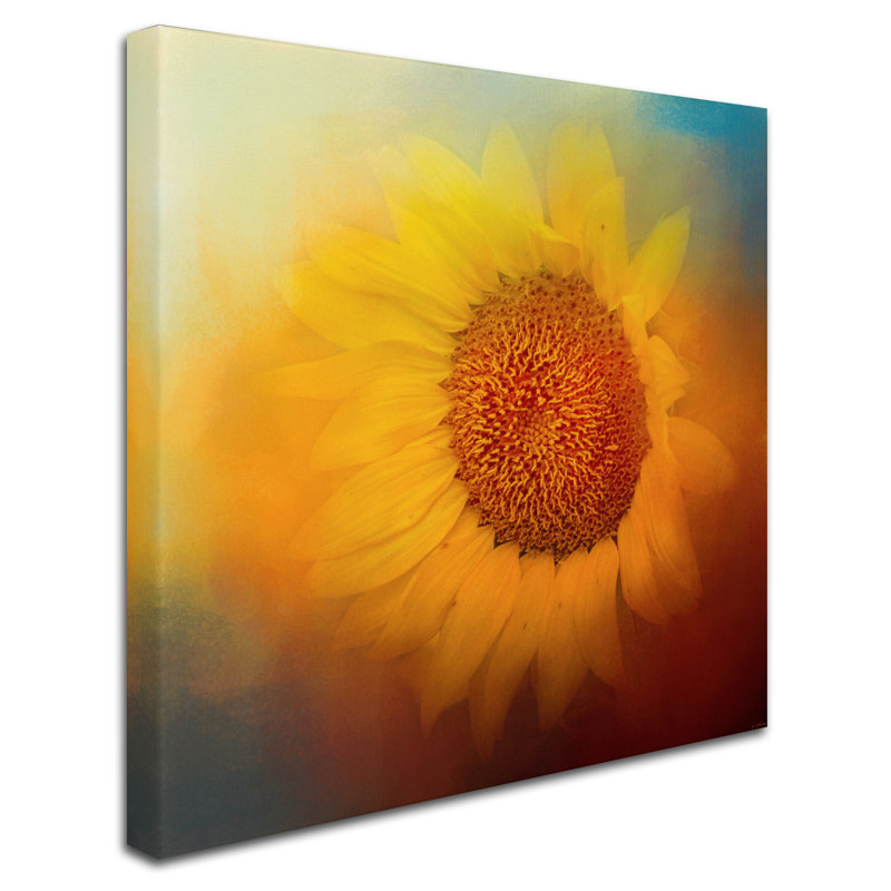 «Sunflower Surprise», impression sur toile tendue Vidur, H 35 po x l 35 po